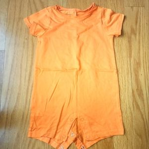First Impressions 24M Orange Romper